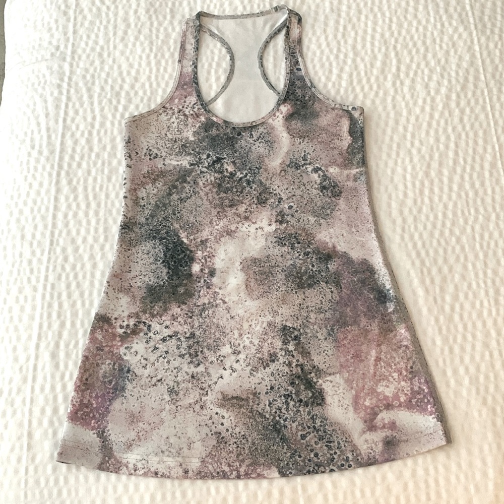 Lululemon Splatter longer racer back